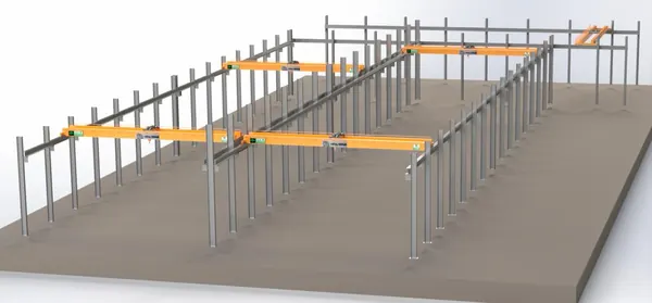 Double Girder Overhead Crane work 9 - Deka Crane