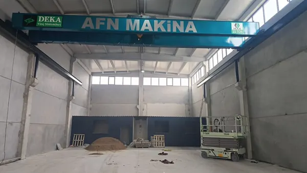 AFN Makina - Double Girder Overhead Crane project