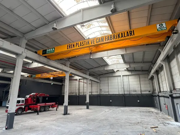 Eren Plastik ve Cam Fabrikaları - Double Girder Overhead Crane project