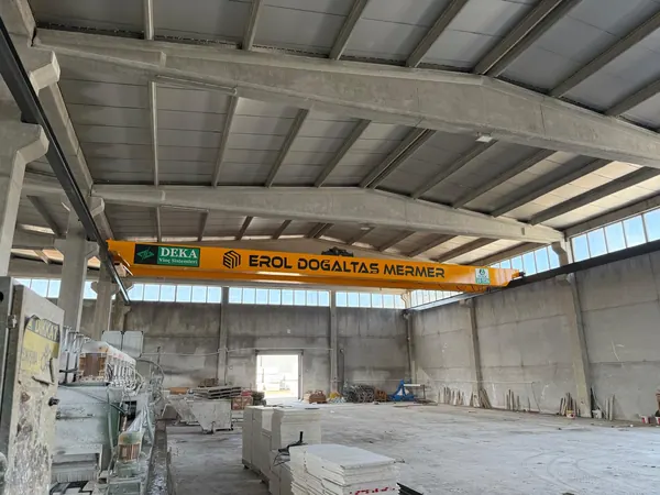Erol Doğaltaş Mermer - Double Girder Overhead Crane project, photo 3