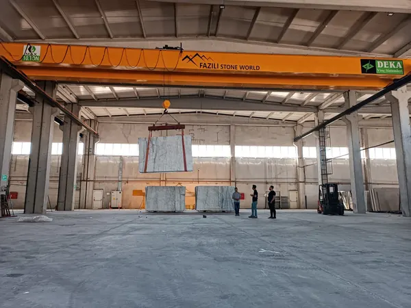 Fazılı Stone Marble - Double Girder Overhead Crane project