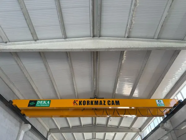Korkmaz Cam - Double Girder Overhead Crane project