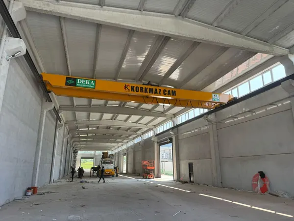 Korkmaz Cam - Double Girder Overhead Crane project, photo 2