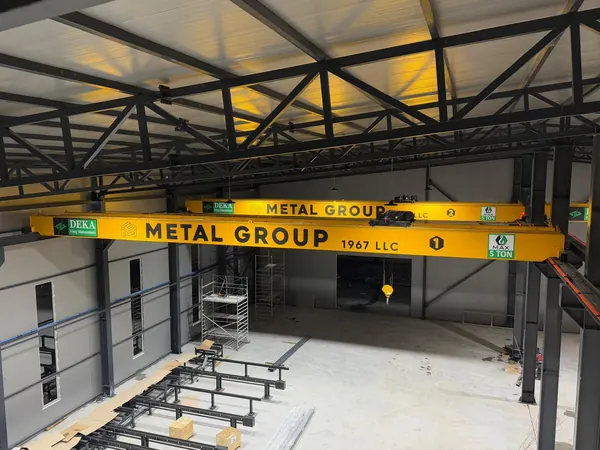 Metal Group 1967 LLC - Double Girder Overhead Crane project