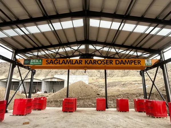 Sağlamlar Karoser Damper - Double Girder Overhead Crane project