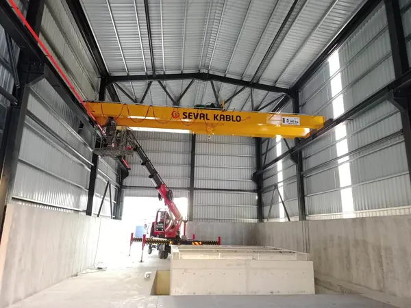 Seval Kablo - Double Girder Overhead Crane project