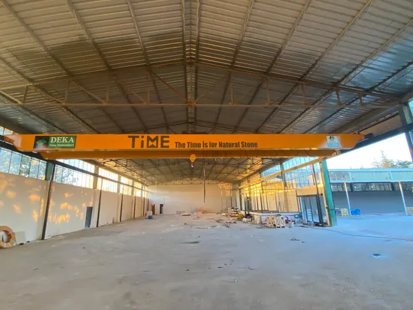 Time Natural Stone - Double Girder Overhead Crane project