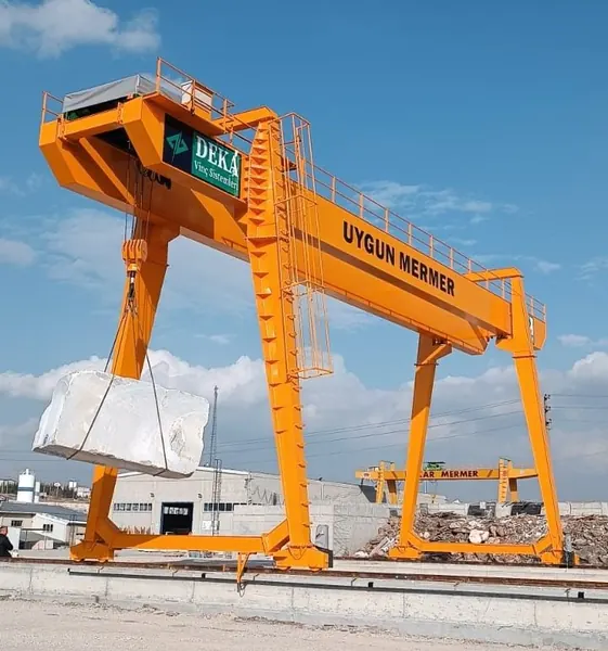 Uygun Mermer - Double Girder Gantry Crane project
