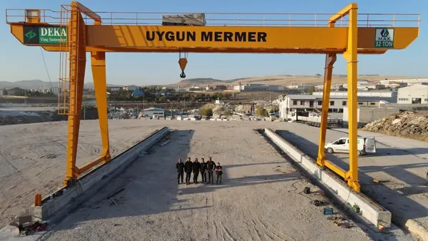 Uygun Mermer - Double Girder Gantry Crane project, photo 2